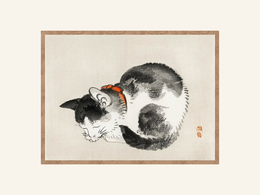 Kōno Bairei Illustration cat - copper.red.co