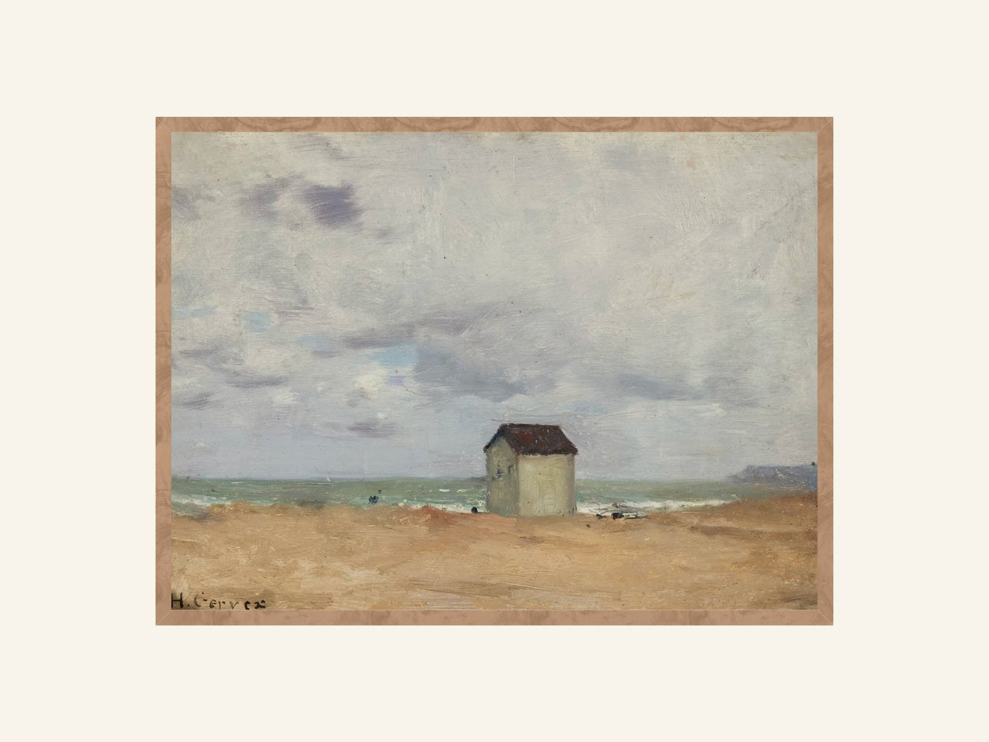 The Beach at Trouville By Henri Gervex - copper.red.co