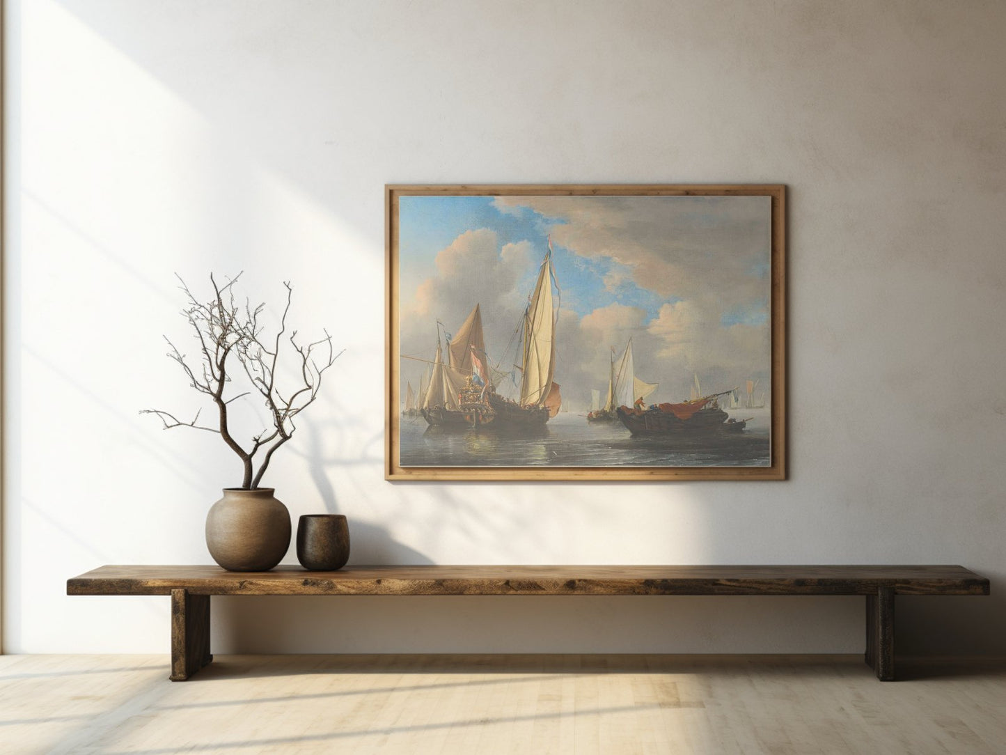 Yacht and Other Vessels by Willem van de Velde - copper.red.co